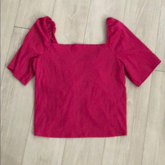 Pink tie cinch top - Picture 5 of 5